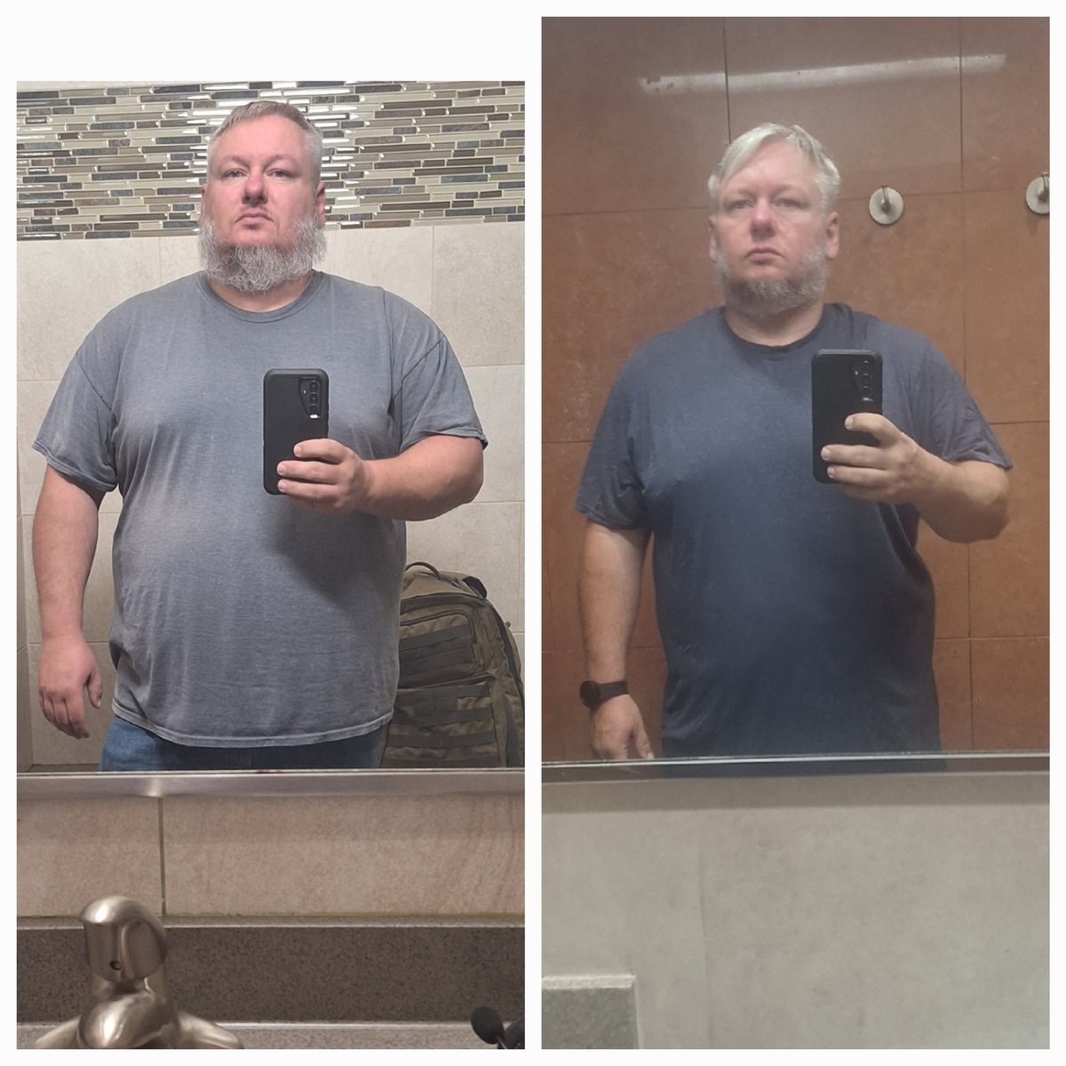fattruckerfit's tweet photo. Left: 3XL. Stressed. No workouts. SAD diet.
Right: 2XL. Managing stress. Daily movement. Carnivore.
5 months apart.
Not just a size down—it's a mindset shift.
Discipline > comfort.
Growth starts where excuses end.
#FTGH #WeightLossJourney #TruckerHealth https://t.co/UaXixA9PMn