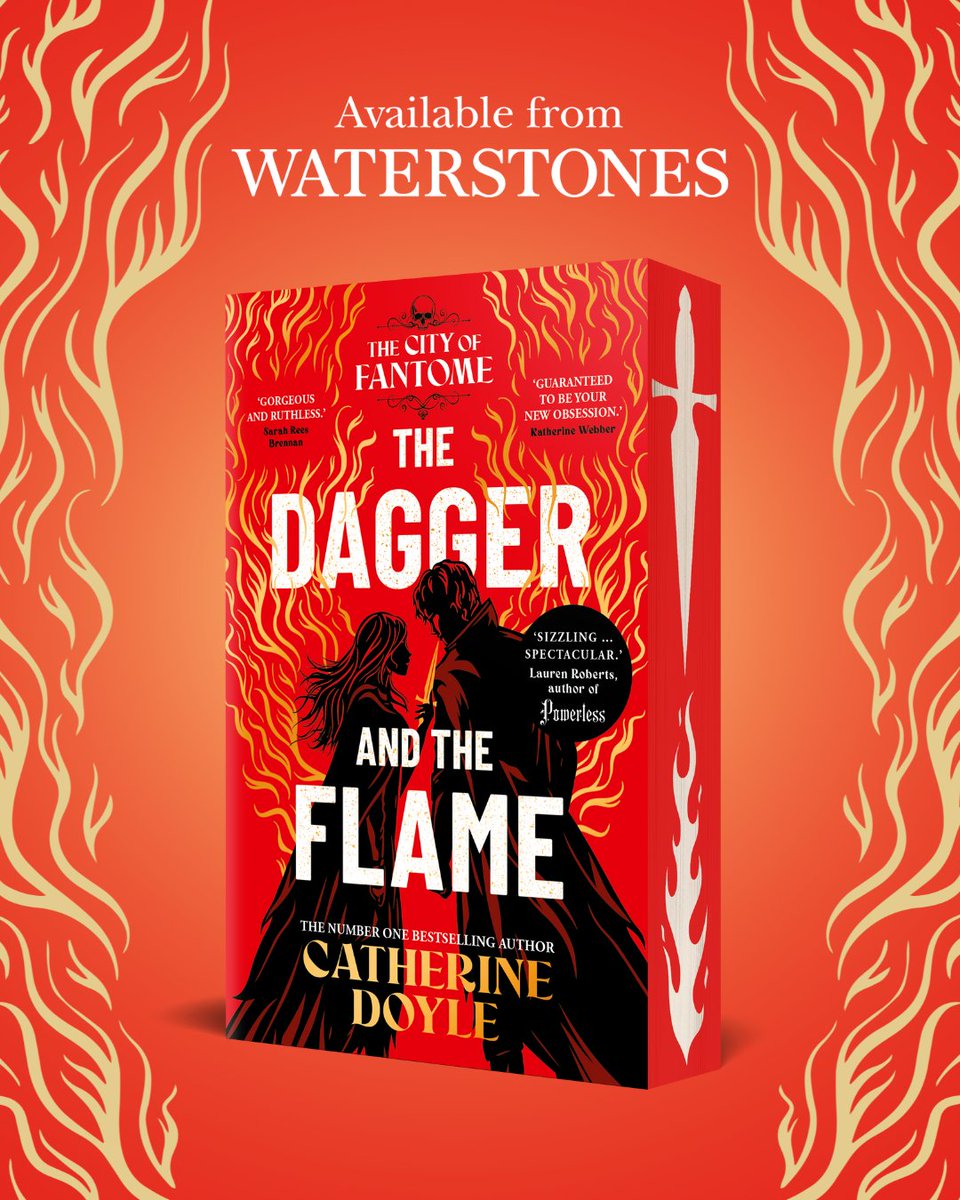 Waterstones (@waterstones) on Twitter photo Sparks fly between two rival assassins in the first book of <a href="/doyle_cat/">Catherine Doyle</a>'s spectacular new YA romantasy series, The Dagger and the Flame. With this summer's paperback we're raising temperatures with our exclusive sprayed edge edition. Preorder now: waterstones.com/book/the-dagge… Sparks fly between two rival assassins in the first book of <a href="/doyle_cat/">Catherine Doyle</a>'s spectacular new YA romantasy series, The Dagger and the Flame. With this summer's paperback we're raising temperatures with our exclusive sprayed edge edition. Preorder now: waterstones.com/book/the-dagge…
