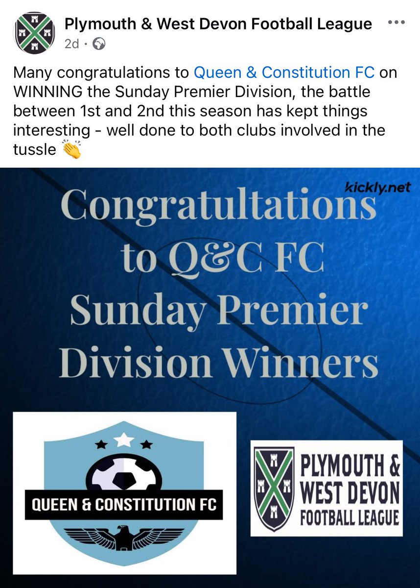 Queen & Constitution FC tweet media