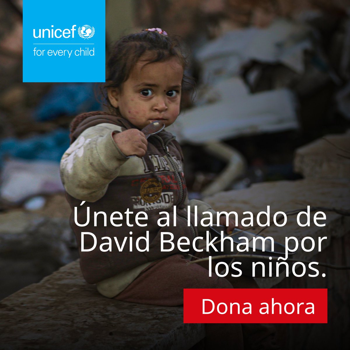 UNICEFPanama's tweet image. David Beckham ha lanzado una campaña de recaudación de fondos con motivo de su 50º cumpleaños, con el propósito de apoyar a UNICEF y ofrecer a la infancia la posibilidad de soñar, crecer y desarrollar todo su potencial.
Súmate a esta iniciativa: bit.ly/50_davidbeckham