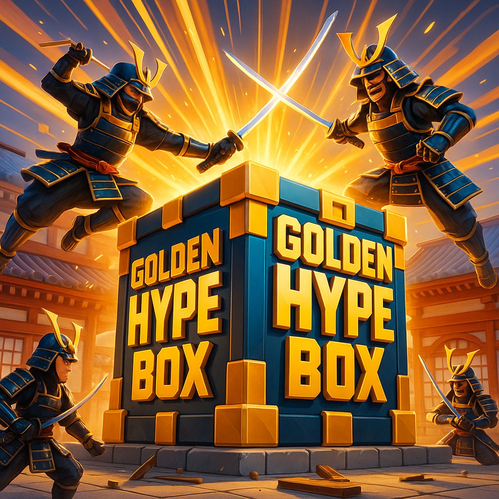 The Golden Hypebox is back for limited time only on the Kitmap: Kodai realm! Get yours before it's gone! 

In celebration, we'll be giving away:
🪙 6x Golden Hypebox
🪙 3x Golden Hypebox
💰 3,500x Gold

Follow us, Retweet, and Like to enter! ⚔️