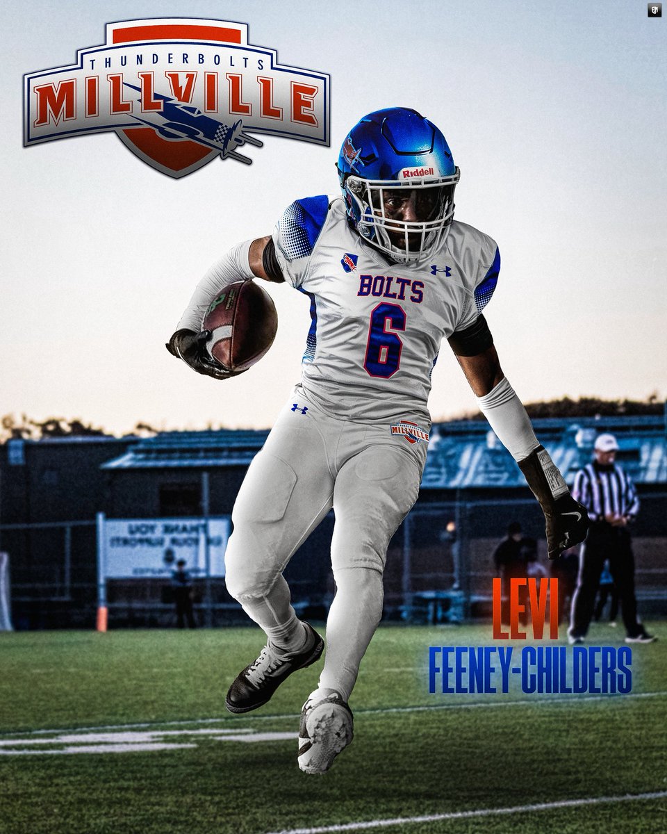 Levi FeeneyChilders (@lfeeneychilders) on Twitter photo I want to thank <a href="/SchalickO/">Schalick Cougars Football Official</a> for building me into the student athlete I am today. After some family changes, I have enrolled into Millville High School. <a href="/TheVilleBolts/">Millville HS Football</a> Let's get to work! Gods plan!
#OBG🧡💙 I want to thank <a href="/SchalickO/">Schalick Cougars Football Official</a> for building me into the student athlete I am today. After some family changes, I have enrolled into Millville High School. <a href="/TheVilleBolts/">Millville HS Football</a> Let's get to work! Gods plan!
#OBG🧡💙
