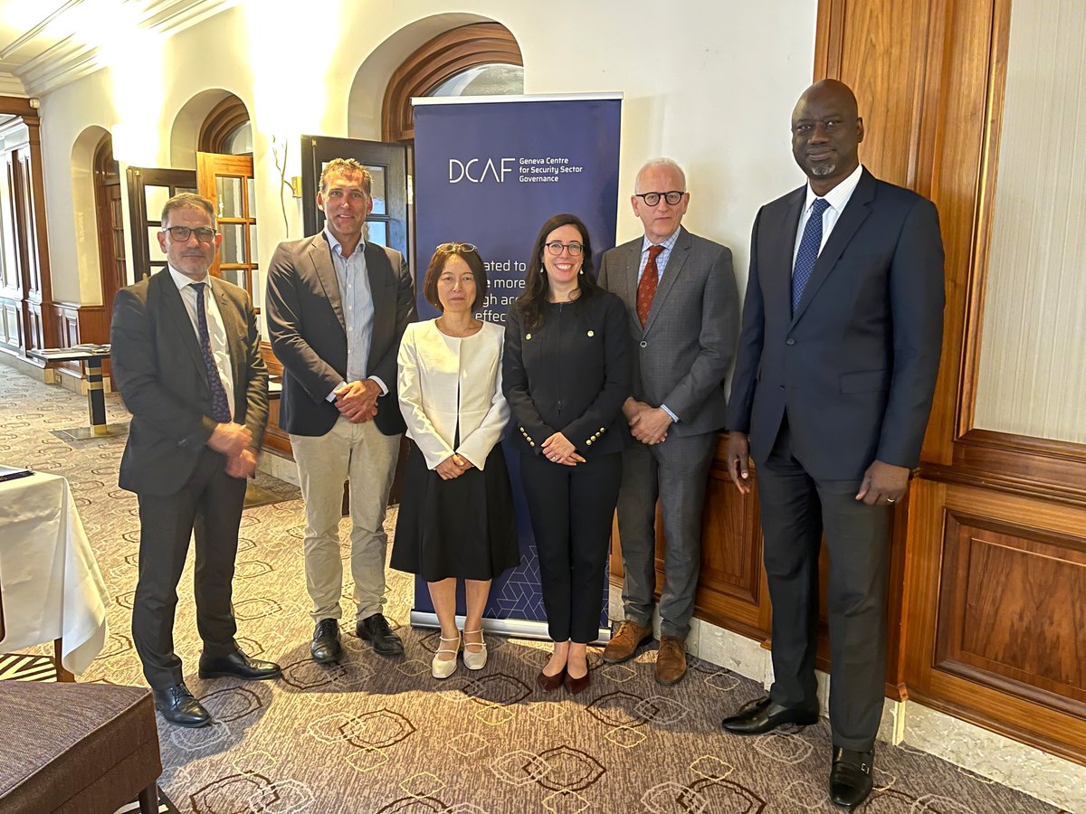 DCAF_Geneva's tweet image. This morning in #Berlin, DCAF with @UN_OROLSI & the International Peace Institute — & the support of @AuswaertigesAmt, @MinBZ, @SwissMFA & @FCDOGovUK - convened an informal side event on The Future of UN Peacekeeping: Lessons from security sector governance and reform.