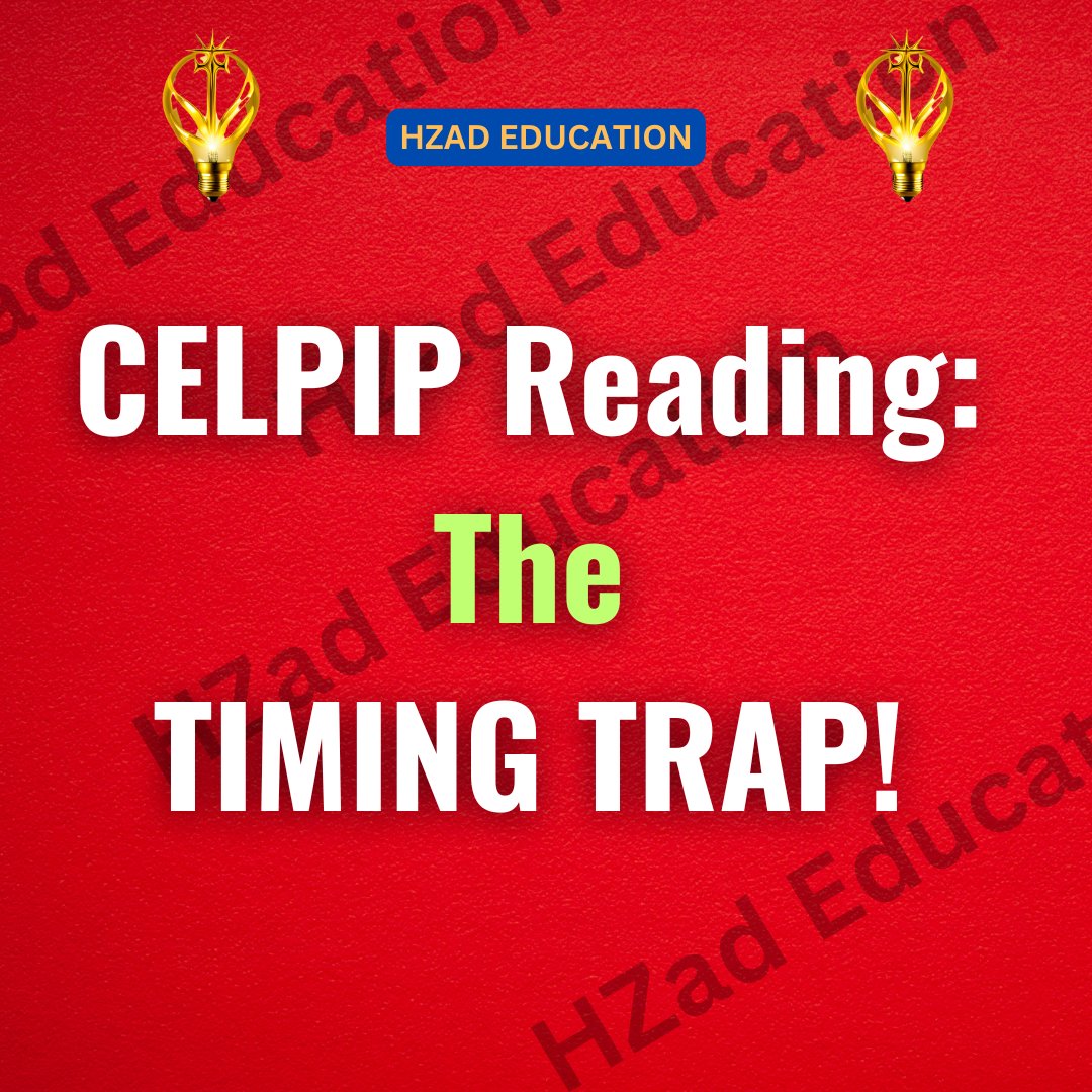 HZadEducation's tweet image. CELPIP Reading: Don&apos;t Let This Make You Panic!

hzadeducation.com/product/classe…

#CELPIP #CELPIPReading #ReadingTips #CLB10 #CelpipAnxiety #TestStrategy #CelpipPreparation #EnglishTest #HZADEducation