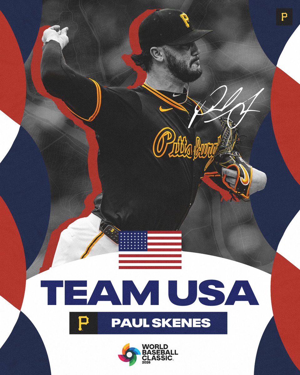 Paul Skenes will represent Team USA in the 2026 World Baseball Classic 🇺🇸