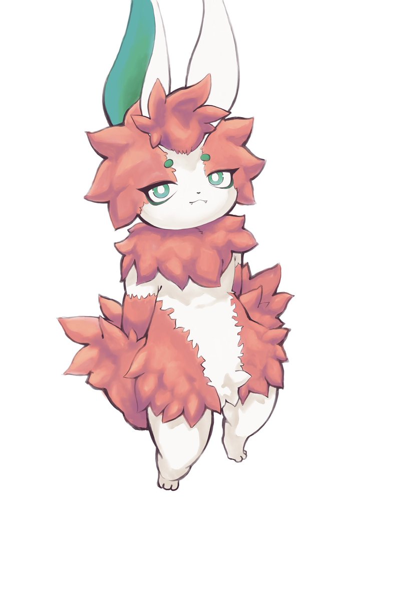 protozuarus's tweet image. A cat-like creature I drew a long time ago.