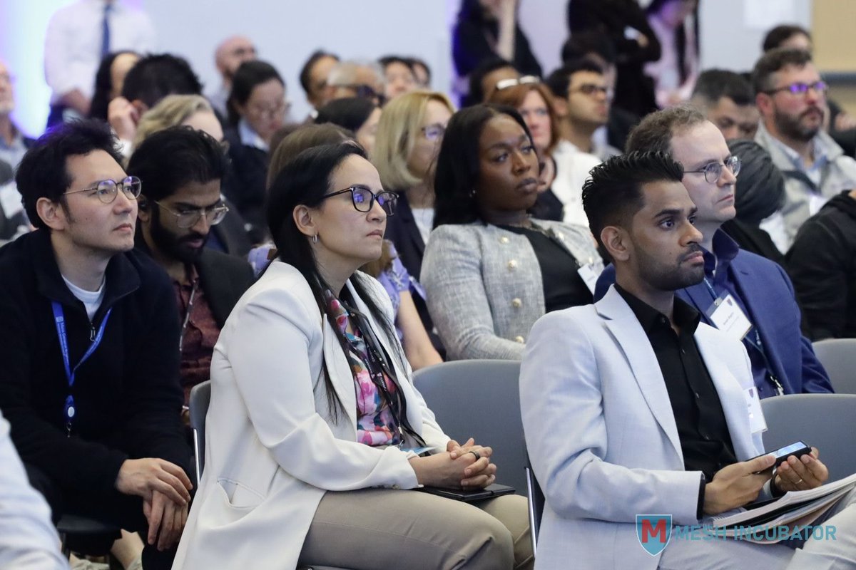meshincubator's tweet image. #MESHCore2025 brought thoughtful discussion, bold ideas, and a shared commitment to advancing healthcare innovation to a sold out audience of nearly 500 attendees! AI, design thinking, startups, leadership negotiation, digital health, venture and much more! @MGBInnovation