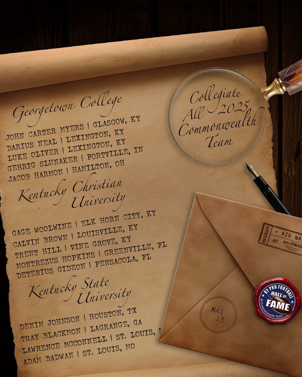 Players from:
Campbellsville University
Centre College
Eastern Kentucky University
Georgetown College
Kentucky Christian University
Kentucky State University
(continued… ↓)