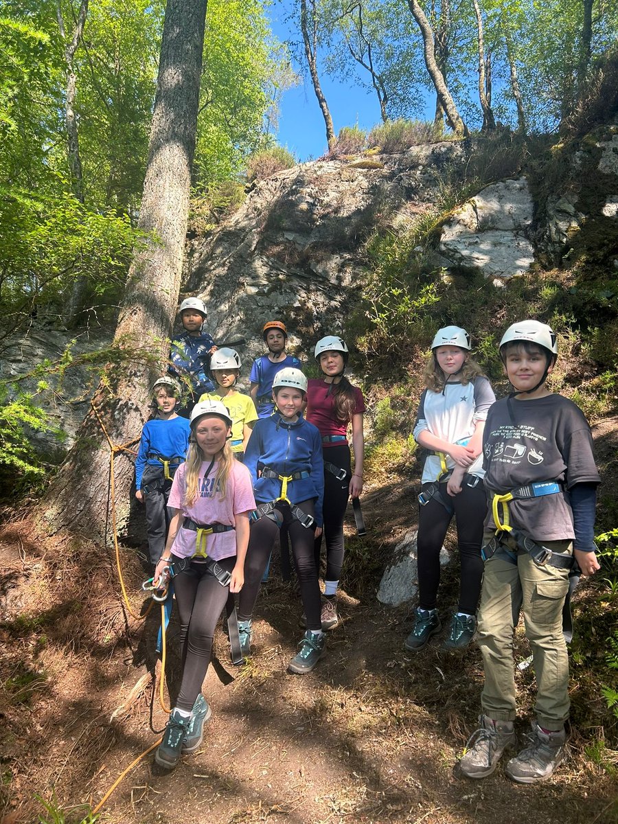 P7 Group 2 - Abseiling <a href="/ardentinny/">ardentinny.org</a>