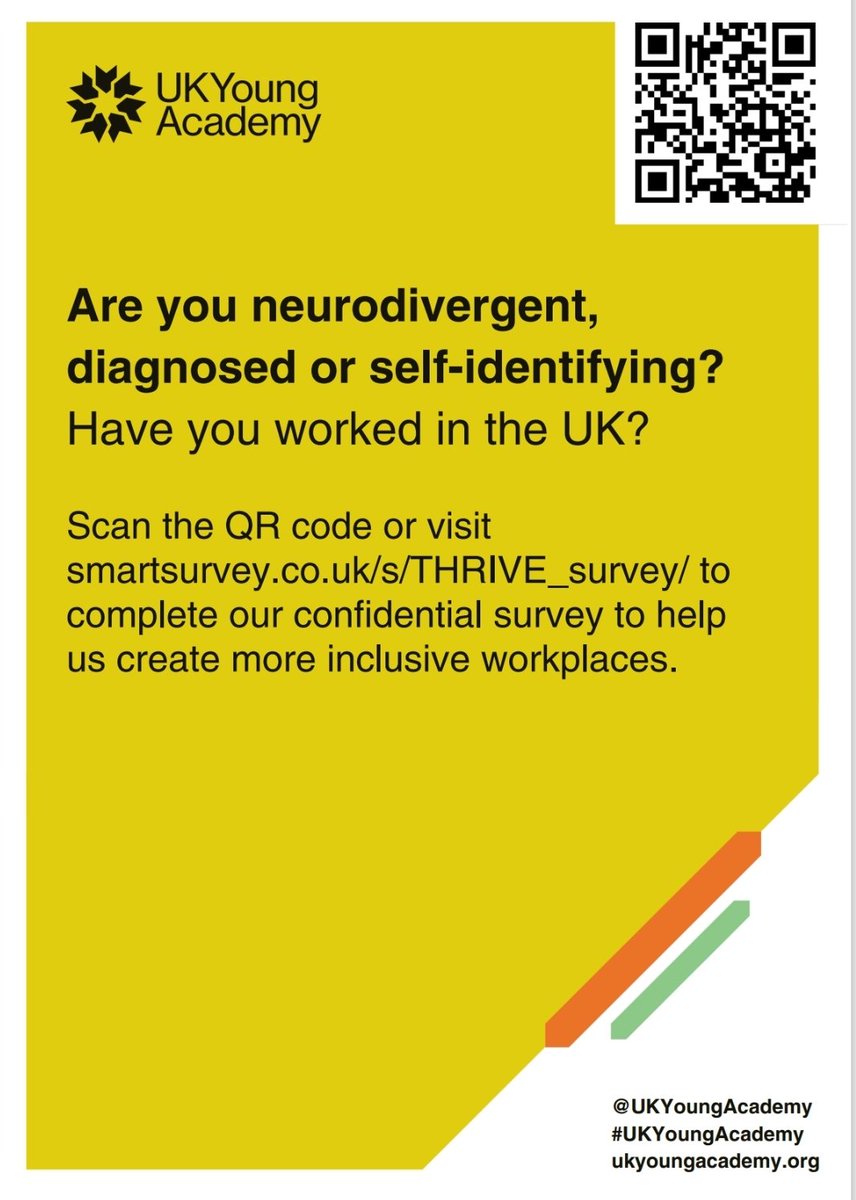 An opportunity for any adult in the UK to participate with research diagnosed or not
 Please consider taking part in the UK Young Academy 10-minute confidential survey to better understand the current state of workplaces across the UK.
#Dyscalculia <a href="/KMorsanyi/">Kinga Morsanyi</a>
#mathsdifficulties