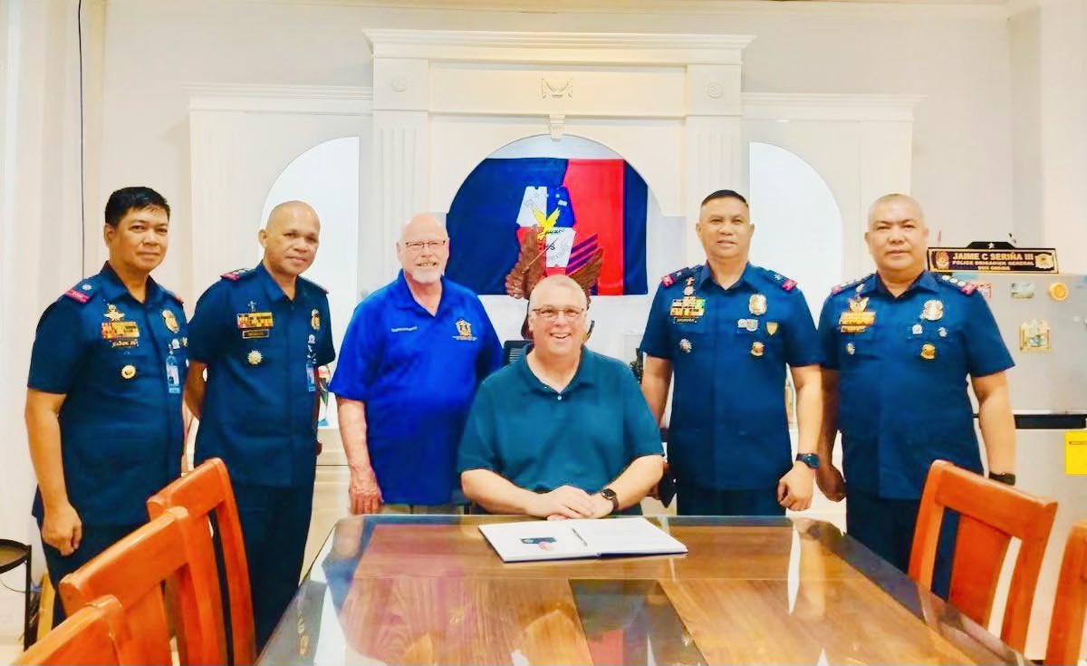 ISEP Major Tim Cleveland recently traveled to the Philippines with his wife and son, along with Chaplain Harold Gingerich, and his wife. This is Major Cleveland’s third trip to the Philippines to provide training to the Philippine National Police.