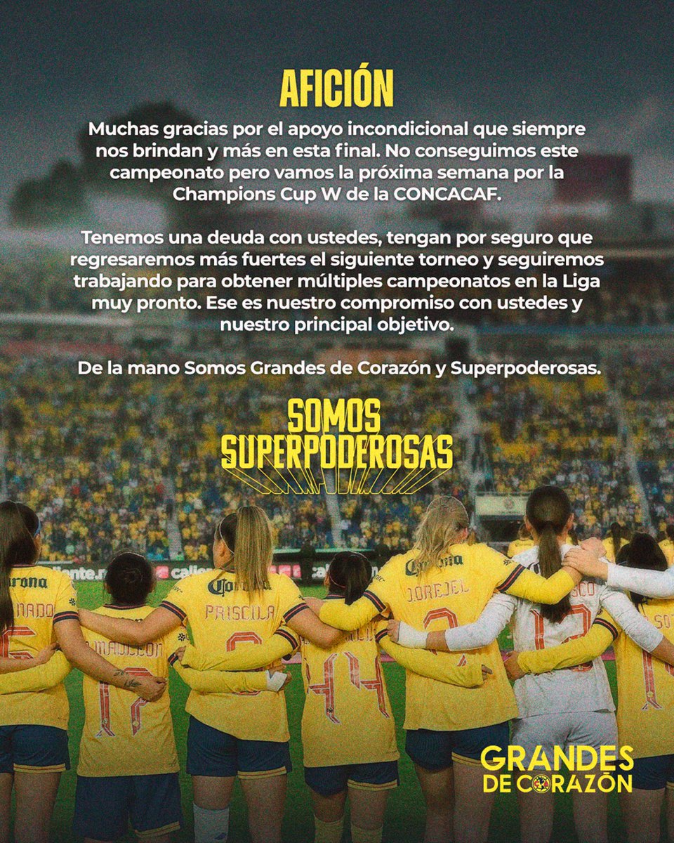 Club América Femenil tweet media