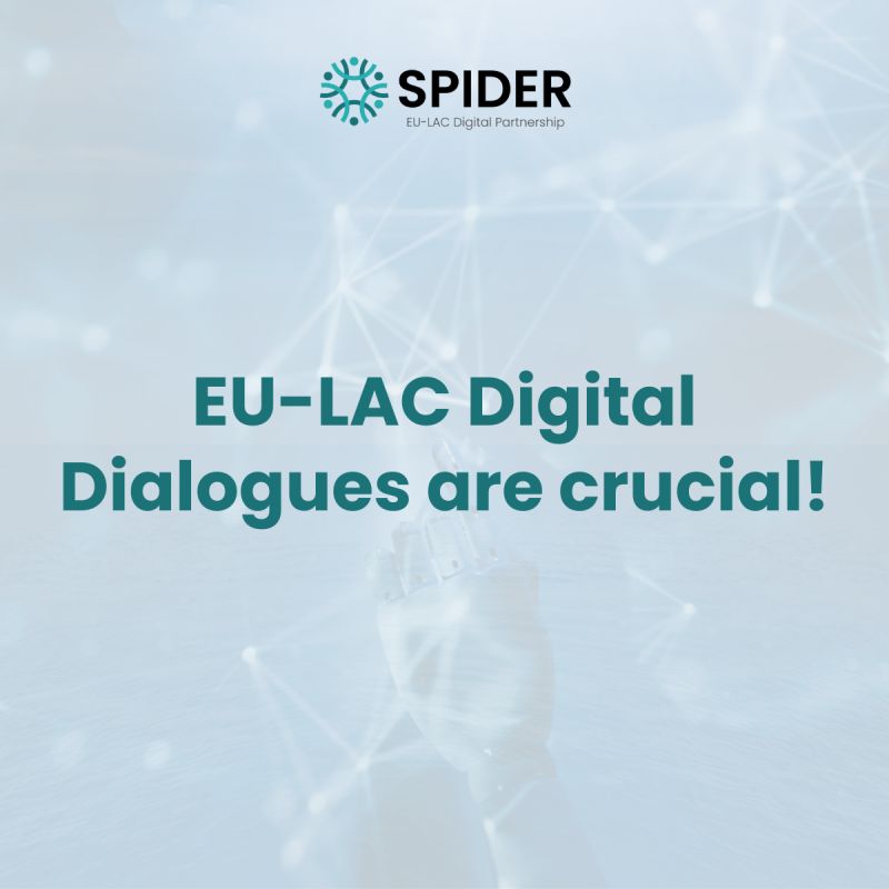 spider_HEU's tweet image. 🌍 EU-LAC Digital Dialogues aren&apos;t just talks—they&apos;re the foundation for bi-regional #digitalCooperation. These discussions unite governments, academia &amp;amp; business to create actionable solutions. 
At SPIDER, we implement these commitments, turning policy into real change.
