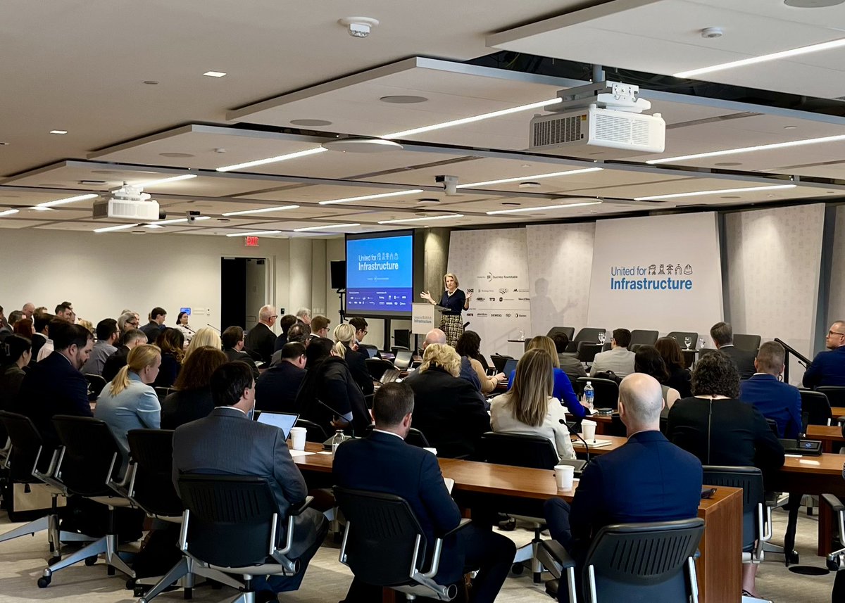Kicking off #infrastructureweek with a business roundtable featuring <a href="/SenCapito/">Shelley Moore Capito</a> 

#InfrastructureWorks #UnitedforInfrastructure