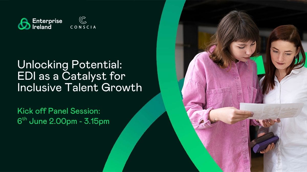 Join us for the first in a series of webinars on Equality, Diversity, and Inclusion (EDI), hosted with Conscia Talent and led by Conor Curran, EDI Consultant and Head of Diversity at Queen's University Belfast. 

The opening session, "Unlocking Potential: EDI as a Catalyst for