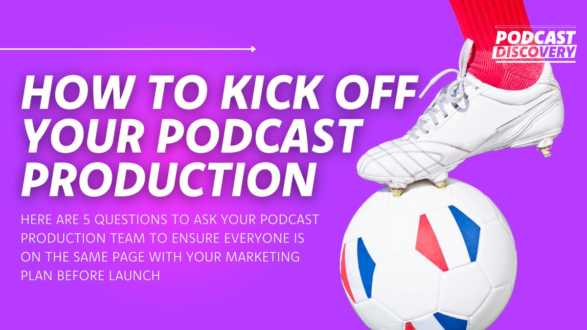 KICKING OFF PODCAST PRODUCTION? HERE'S WHAT TO ASK ⬇️ 

🤔 From 'What is our USP (Unique Selling Point)?'
🥳 To 'What does success look like and who is responsible for it?'

Full blog here: podcastdiscovery.com/2025/05/12/the…