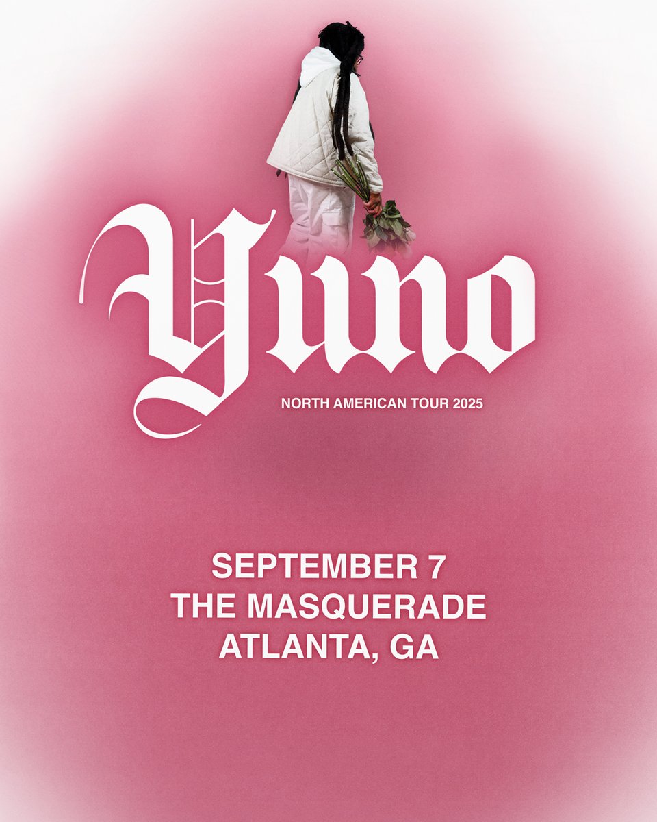 The Masquerade (@masquerade_atl) on Twitter photo π£ JUST ANNOUNCED!
πΈ @yvno
π 9/7 at <a href="/Aisle5atl/">AISLE 5</a> 
π« ON SALE FRI (5/16) @ 10 AM
π bit.ly/yuno-9-7 π£ JUST ANNOUNCED!
πΈ @yvno
π 9/7 at <a href="/Aisle5atl/">AISLE 5</a> 
π« ON SALE FRI (5/16) @ 10 AM
π bit.ly/yuno-9-7