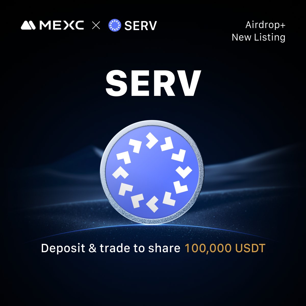 MEXC_Listings's tweet image. 🔔 #MEXC New Listing Alert 🔔
 
🔹 $SERV/USDT Trading: May 14, 2025, 15:00 (UTC)
🔹 Deposit: Opened
 
🔥 The $SERV @openservai Airdrop+ campaign is heating up! Join to share 100,000 $USDT!🎁
 
👉 Join Airdrop+: 
mexc.com/token-airdrop/…
👉 Learn more: mexc.com/support/articl…