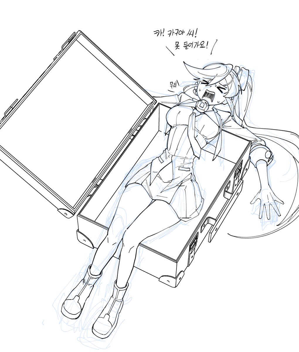 케이스에 들어갈 정도로 몸집이 작은 사람은... 키즈키 코코네뿐이다