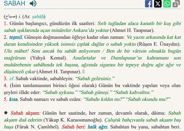 *Türkçe* ve **Güncel Türkçe** 
Meselesi!  

***SABAH - 

bu kelimenin     TDK'ye      göre öztürkçesi olabilir mi ve de olmalı mı? Eğer olmalıysa, niçin olmalı?
