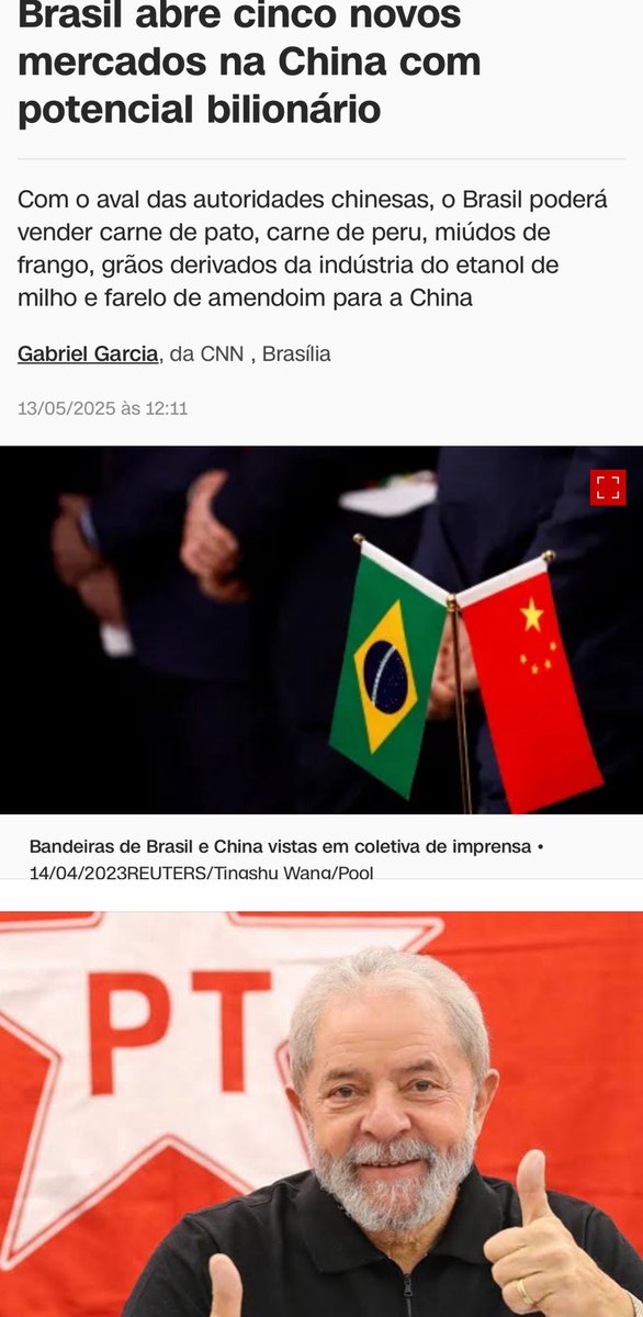 Tudo culpa do PT!

#Lula #China #Economia #FariaLimers