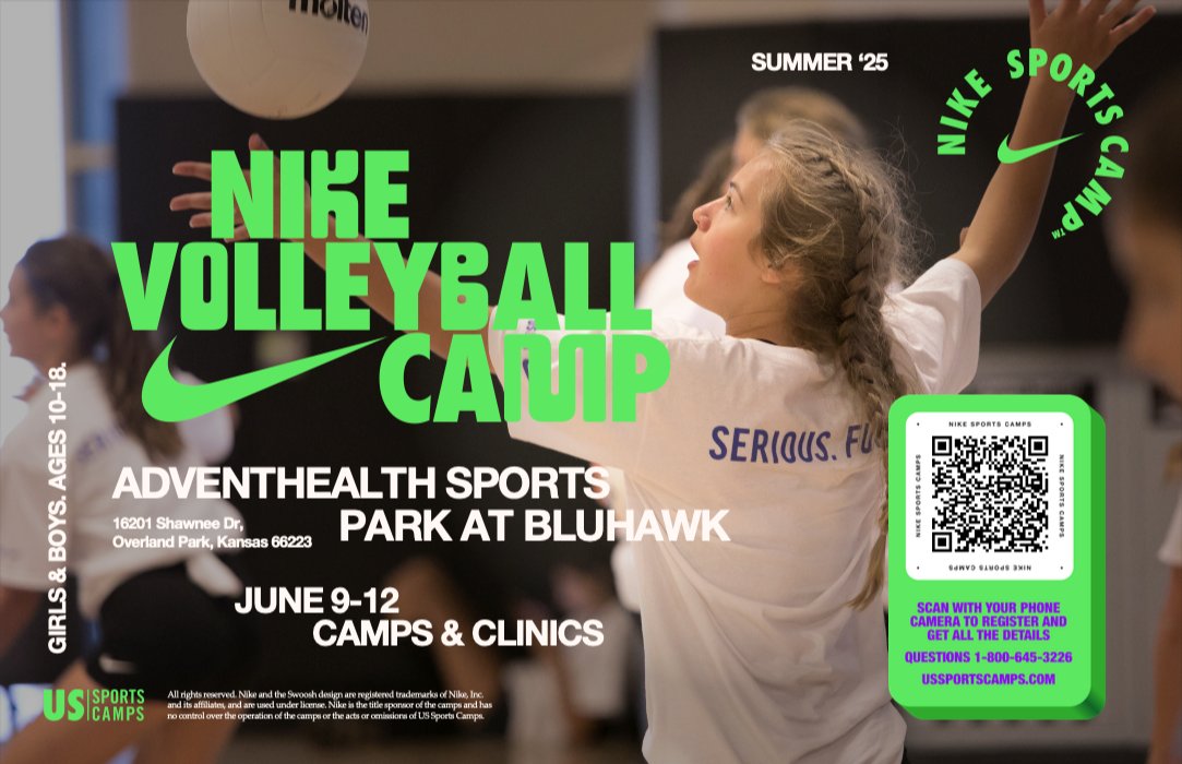 Elevate your game at the #Nike Volleyball Camp! 🏐

Train with experienced coaches and learn from professional volleyball player Tijana Milojevic! 

Use code Bluhawk2025 for $50 off registration until June 1st!

Register now! bit.ly/4khZiL9