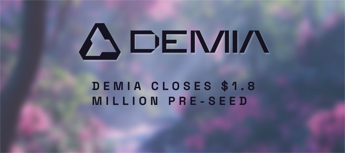🚀 Demia just closed a $1.8 M pre-seed round with 30 % above our target to power the Prove-It Economy. 💪💚🎉

Climate action is no longer about pledges on PDFs once a year; it’s about proof in real time. Our investors agree, and their vote of confidence lets us double-down on