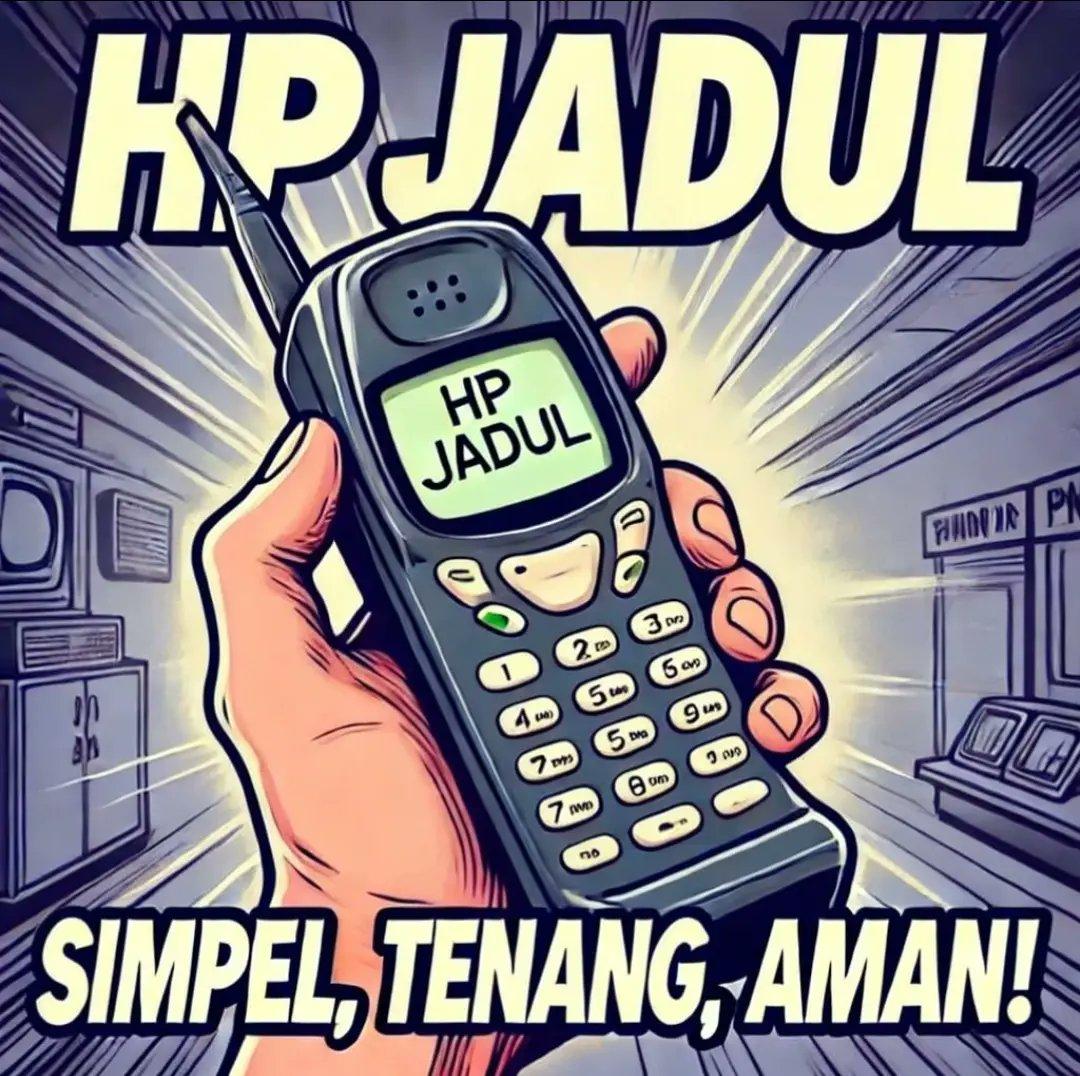 Hp jadul simpel tenang aman