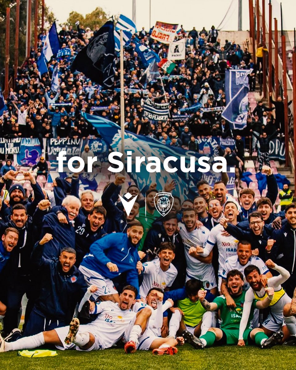 Macron (@macronsports) on Twitter photo For Siracusa! ๐ฆ
Congratulations to <a href="/Siracusa_Calcio/">Official Siracusa</a> for obtaining the promotion to the Italian Serie C!
#BecomeYourOwnHero For Siracusa! ๐ฆ
Congratulations to <a href="/Siracusa_Calcio/">Official Siracusa</a> for obtaining the promotion to the Italian Serie C!
#BecomeYourOwnHero