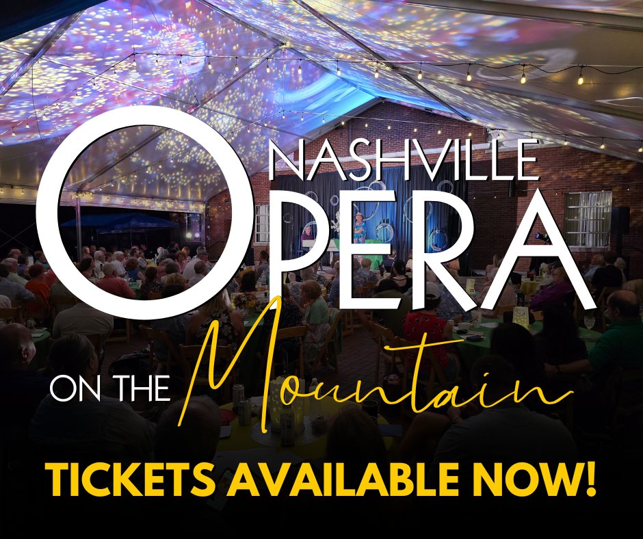 Nashville Opera on the Mountain tickets are available NOW at nashvilleopera.org/mountain.

Join us for a night of song under the stars on Saturday, June 14 at Vanderbilt Dyer Observatory.

#OperaOnTheMountain <a href="/NashvilleOpera/">Nashville Opera</a>