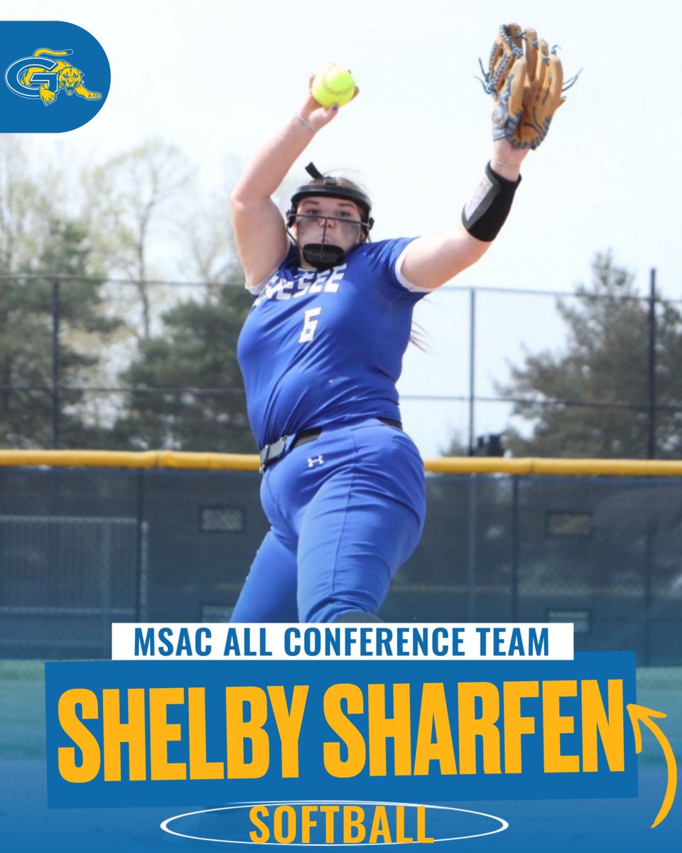 GCCSports's tweet image. Congratulations to those on Softball who were selected to the MSAC All Conference Team!! #CougarPride
ALL CONFERENCE
-Caitlin Ryan
-Shelby Sharfen
HONORABLE MENTION
-Kiara van der Jagt
-Kaylynn O'Connell
-Madison Hughson