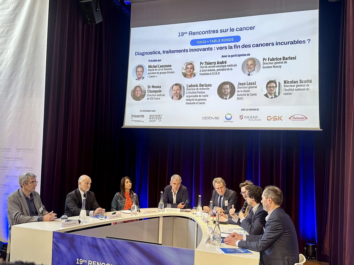 🎗️ Honoré d'avoir co-présidé les #RencontresCancer aujourd'hui à Paris.

Une matinée riche en échanges et en débats avec l'ensemble des acteurs de l'écosystème pour mieux sensibiliser et renforcer la lutte contre le #cancer.

Merci à tous !