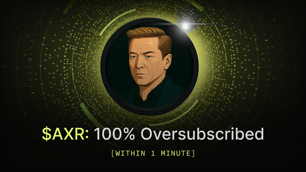 SID | Degen (@siddegen) on Twitter photo $AXR <a href="/AIxVC_Axelrod/">Axelrod</a> in Virtuals Got 100% subscribed on <a href="/virtuals_io/">Virtuals Protocol</a> in 60 seconds
Thats kinda crazy demand
What's interesting is that <a href="/burnieio/">Burnie AI</a> has seen a sharp sell off down by 30% in an hour, likely folks rotating in upcoming launches
<a href="/miratisu_ps/">Miratisu 🐙</a> if we could increase the $AXR <a href="/AIxVC_Axelrod/">Axelrod</a> in Virtuals Got 100% subscribed on <a href="/virtuals_io/">Virtuals Protocol</a> in 60 seconds
Thats kinda crazy demand
What's interesting is that <a href="/burnieio/">Burnie AI</a> has seen a sharp sell off down by 30% in an hour, likely folks rotating in upcoming launches
<a href="/miratisu_ps/">Miratisu 🐙</a> if we could increase the