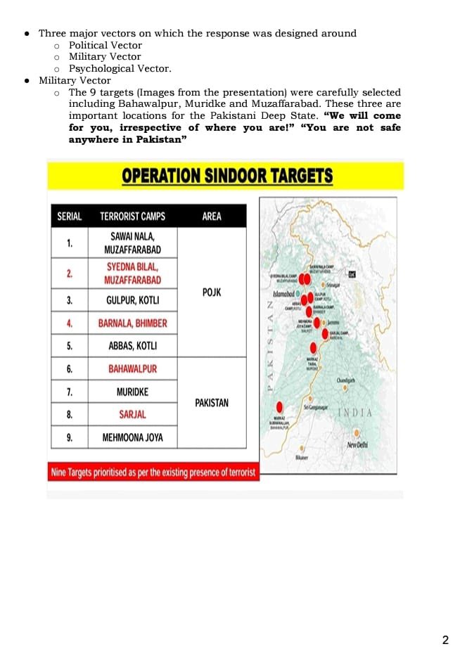 Iyervval's tweet photo. 1-2 🧵 My friend @kushal_mehra has made a ready reckoner in operation sindoor for all of you. Causes, Responses &amp; Effects. Feel free to disseminate widely. https://t.co/sJbc2ohKdi