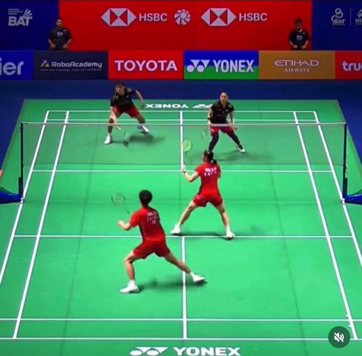 Gacorrrrr betttt 🔥🔥🔥 Adnan/Indah berhasil mengalahkan unggulan 1, Jiang Zhen Bang/ Wei Yai Xin unggulan 1 Thailand Open sekaligus pasangan mixed no 1 dunia👏👏👏 22-20, 22-20 🏸🏸🏸 Mantappp!!! Menyala Adnan/ Indah ✋✋✋