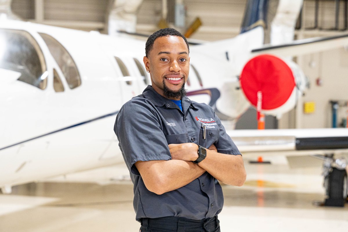Milton Chretien is the first in program history to take the FAA general written exam during his first year of SOWELA's Aviation Maintenance program &amp; the first to take an FAA exam after SOWELA became an approved testing site.
#aviationjobs #aviationmechanic #SOWELApride