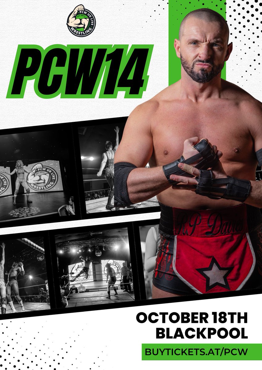 PCW_UK's tweet photo. ๐
BIG ONE FOR THE DIARY!
๐ฅ OCTOBER 18TH โ PCW 14 IS COMING! ๐ฅ
Expect huge matches, electric atmosphere, and all the action youโve come to love from PCW Wrestling.
๐๏ธ Tickets are LIVE
๐ Book now: https://t.co/gY7ygCY8Ah
#PCW14 #WrestlingReturns #PrestonWrestling https://t.co/fnJxBtbRXy