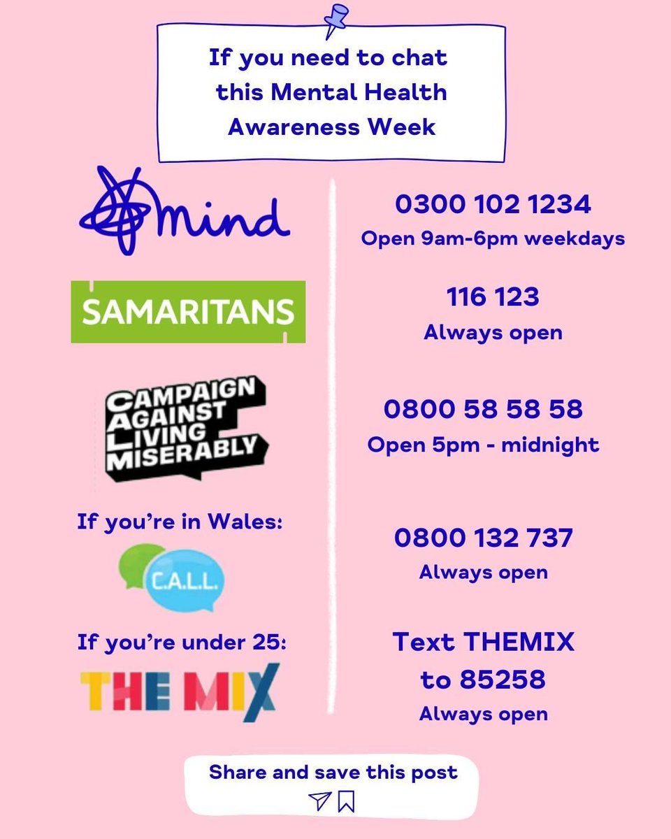 In #Newcastle and across the world, our mental health is shaped by everything we do. You never know what someone might be going through, so kindness can go a long way. This Mental Health Awareness Week, take a moment to check in. Find out more here: cntw.nhs.uk/about/charitab…
