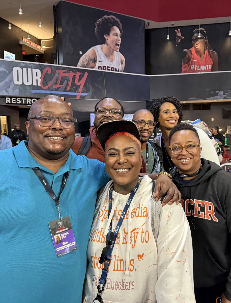 Covering the @atlantadream Home Preseason game with my peeps! 5.10.25 #Media #WNBa #AtlantaDream