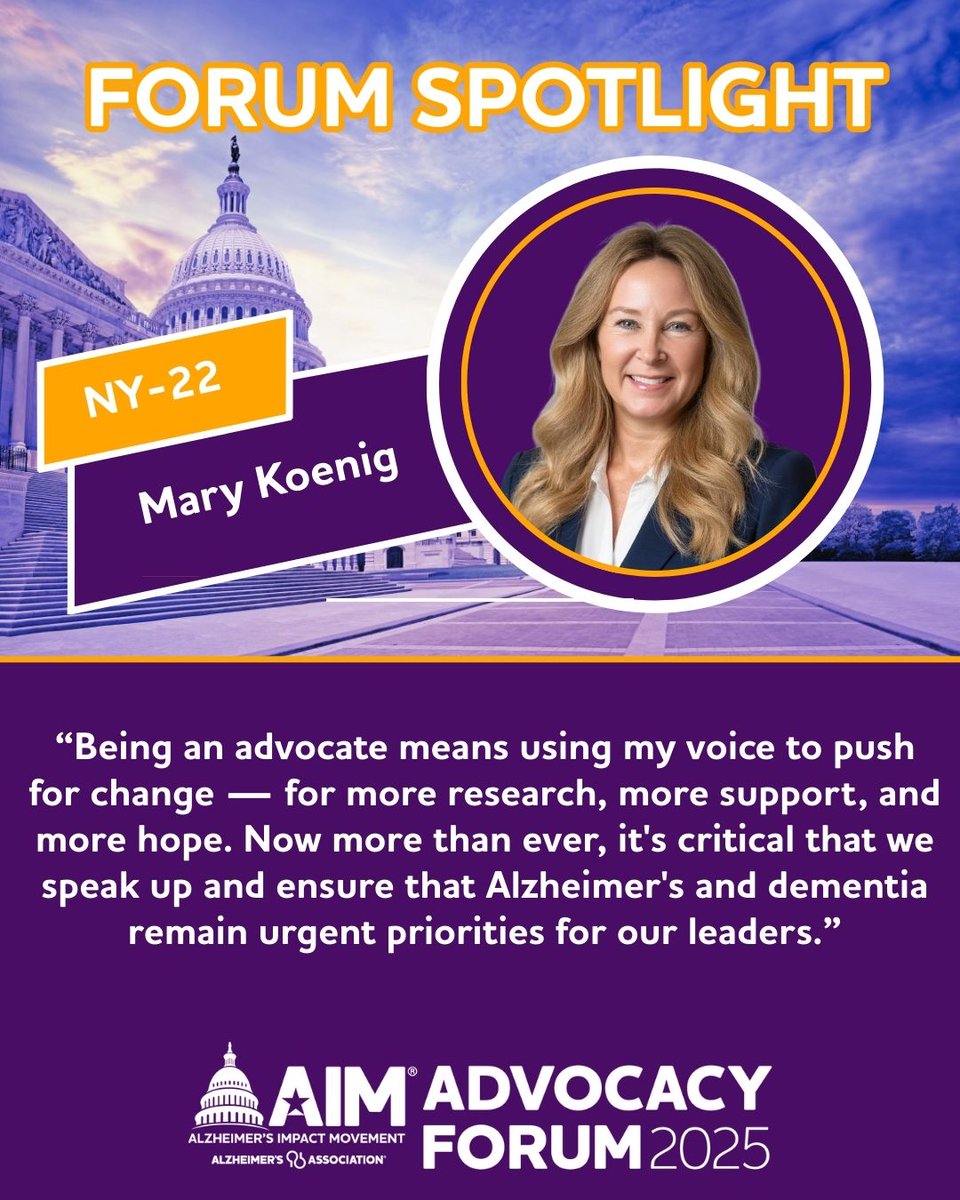 Mary doesn't let anything stand in her way when she is advocating for people with Alzheimer's &amp; dementia! At Forum, she will be meeting with <a href="/JohnMannionNY22/">Congressman John W. Mannion</a> to urge him to support our research and policy priorities. <a href="/alzcny/">Alzheimer's Association, Central New York Chapter</a> #ENDALZ #NYSAlzAdvocacy