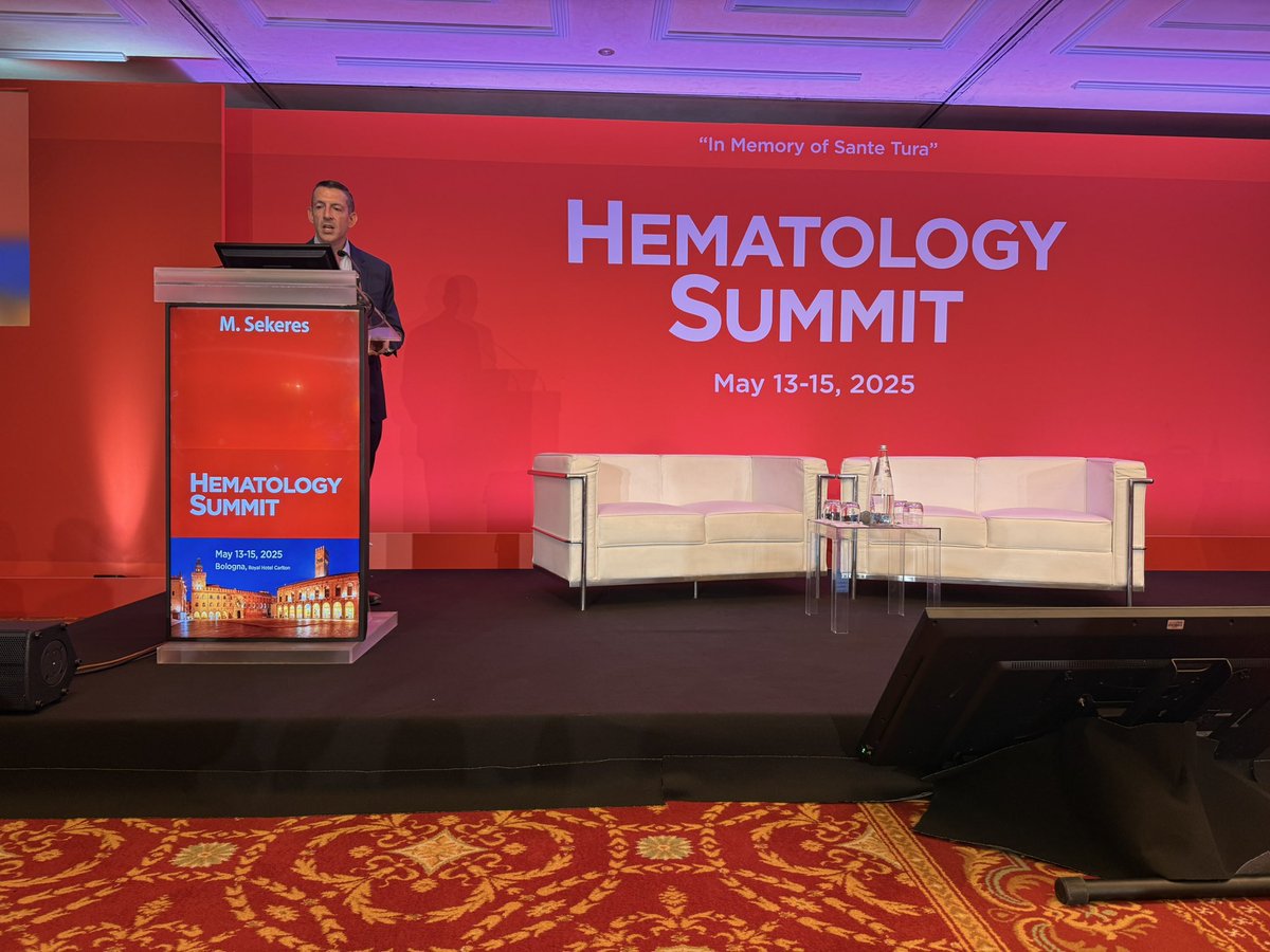 At hematlology summit bologna 2025 with <a href="/MikkaelSekeres/">Mikkael A. Sekeres MD, MS</a>