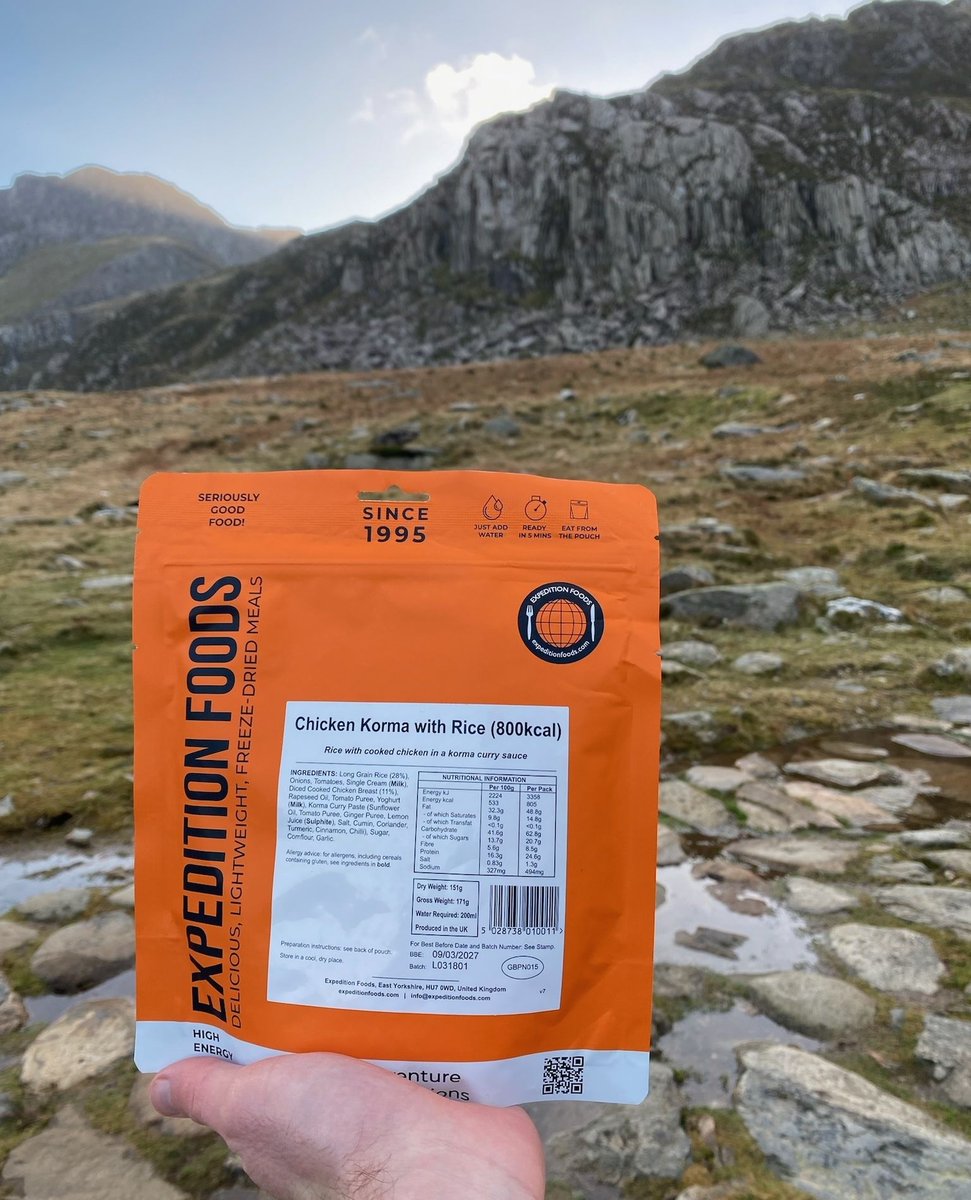 🥾 Fuel your next big adventure with Expedition Foods! 🚀 High-calorie, lightweight and designed for endurance, these freeze-dried meals are trusted worldwide. Whether you're scaling peaks or trekking trails, pack the nutrition you need to go further. 💪⛰️ basecampfood.com/collections/ex…