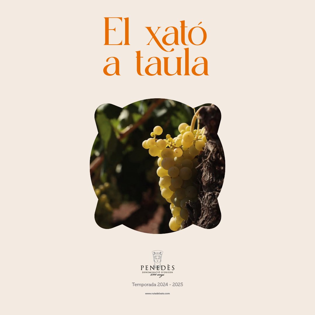 Ruta del Xató (@rutadelxato) on Twitter photo El segell 🍇 DO Penedès d’una ampolla és la garantia de control, de qualitat i d’autenticitat dels vins del Penedès. Veniu a gaudir i maridar amb un bon vi <a href="/dopenedes/">DO Penedès</a>🍷 un bon xató 🥗. Bon profit 😋
#elxatóataula #dopenedès #rutadelxató El segell 🍇 DO Penedès d’una ampolla és la garantia de control, de qualitat i d’autenticitat dels vins del Penedès. Veniu a gaudir i maridar amb un bon vi <a href="/dopenedes/">DO Penedès</a>🍷 un bon xató 🥗. Bon profit 😋
#elxatóataula #dopenedès #rutadelxató