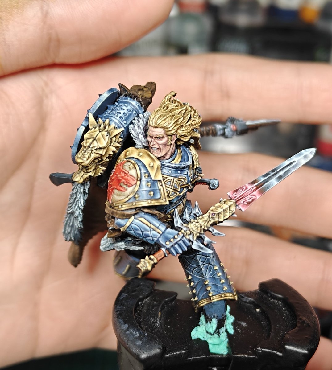 More WIP...
#miniaturepainting
#paintingwarhammer 
#warhammer 
#WarhammerCommunity 
#warhammer30k