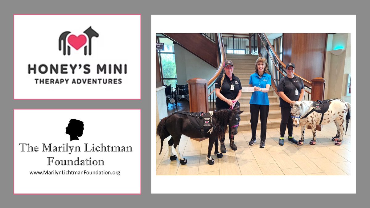 The Marilyn Lichtman Foundation (@m_l_foundation) on Twitter photo We are happy to announce #grant funds being awarded to <a href="/HoneysMini/">Honeys Mini Therapy Adventures</a> Our funds will help expand their mobile mental health outreach program which provides bedside patient visits, group therapy sessions, and school-based wellness programming. We are happy to announce #grant funds being awarded to <a href="/HoneysMini/">Honeys Mini Therapy Adventures</a> Our funds will help expand their mobile mental health outreach program which provides bedside patient visits, group therapy sessions, and school-based wellness programming.