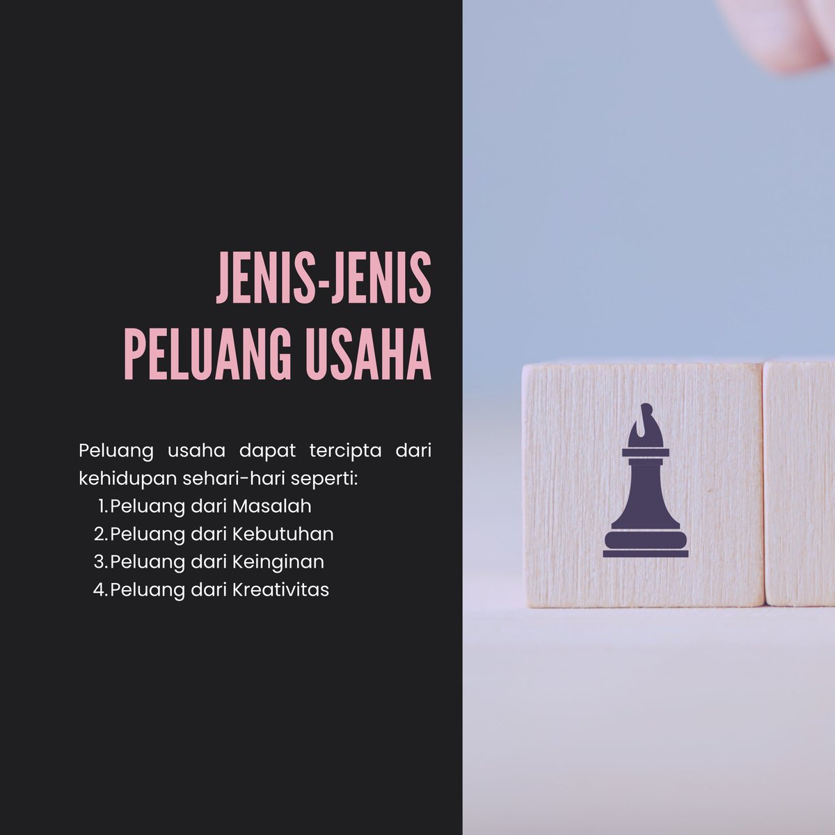 [E-FACT]
🔍 Peluang usaha itu bisa datang dari mana saja, asal kita peka melihatnya!💡
Jangan tunggu ide datang, tetapi buka mata, ambil aksi, dan raih hasilnya! 🚀

#PROVA
#Himatekpa2025
#JayaTeknologi