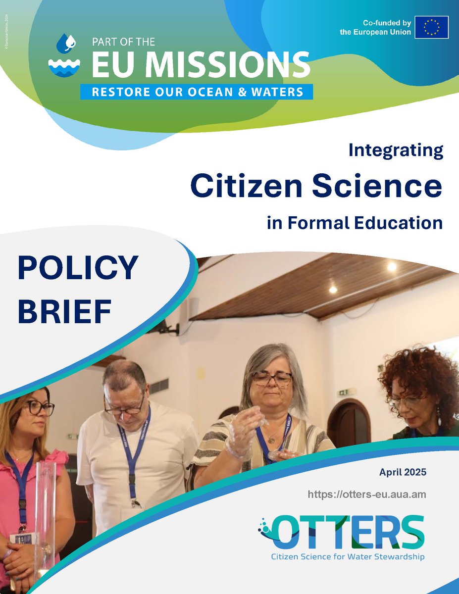 NUCLIO (@nuclio_pt) on Twitter photo 📢 O <a href="/otters_project/">OTTERS Project</a> publicou um novo policy brief: "Integrar a Ciência Cidadã na Educação Formal"
📥 Leia as principais conclusões obtidas do feedback de 333 professores europeus aqui: otters-eu.aua.am/wp-content/upl…
#CiênciaCidadã #OTTERS #STEAM 📢 O <a href="/otters_project/">OTTERS Project</a> publicou um novo policy brief: "Integrar a Ciência Cidadã na Educação Formal"
📥 Leia as principais conclusões obtidas do feedback de 333 professores europeus aqui: otters-eu.aua.am/wp-content/upl…
#CiênciaCidadã #OTTERS #STEAM