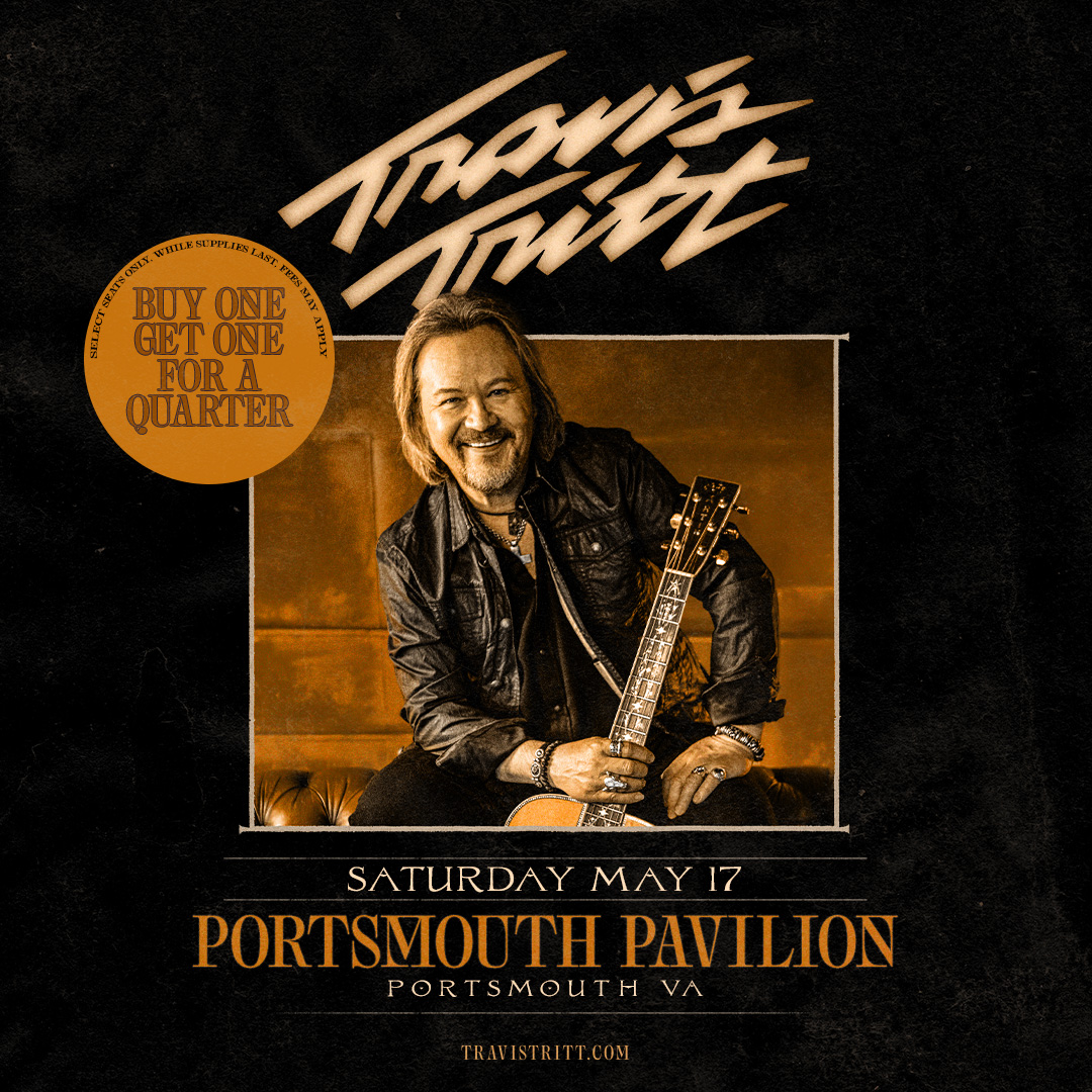 Here's a quarter 🎤 Use code QUARTER to unlock this special Buy One Get One for a Quarter on Travis Tritt tickets now through Friday! See you this Saturday 🤠

🎟: ticketmaster.com/travis-tritt-2…