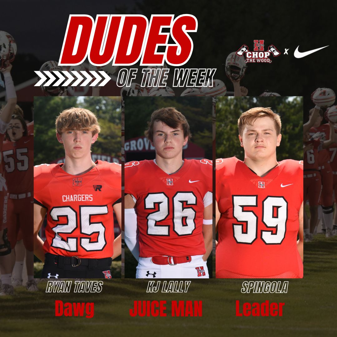 HHSChargerFB's tweet photo. CONGRATS TO LAST WEEK'S #DUDESOFTHEWEEK!  #CTW https://t.co/lj73wUPfCd