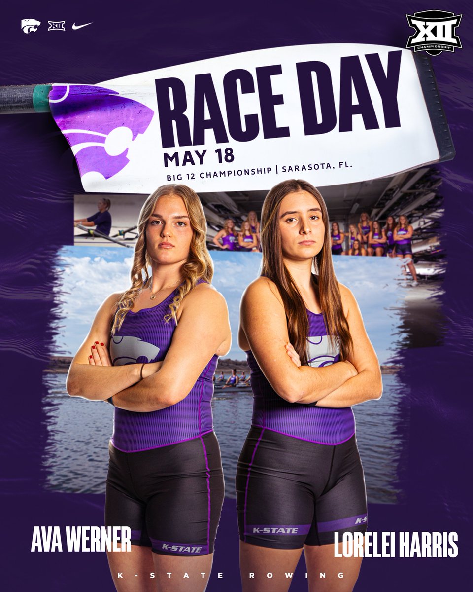 KStateROW's tweet photo. BIG 12 CHAMPIONSHIPS

📍 Nathan Benderson Park | Sarasota, FL
🕖 6:55 AM CT / 7:55 AM EST
📺 https://t.co/wwWDmfxDOI | ESPN+ https://t.co/vwbC99awND